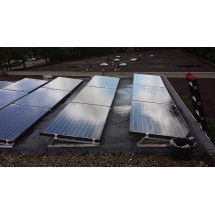 Vervolgens zonnepanelen geplaatst