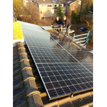 Hoog rendement panelen geplaatst in Maarn